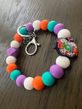 Teacher Silicone Bead Wristlet | Teacher Apple